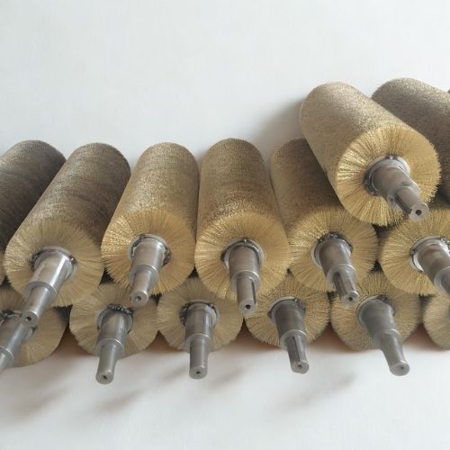 High-Density Wire Brush Roller for Surface Cleaning